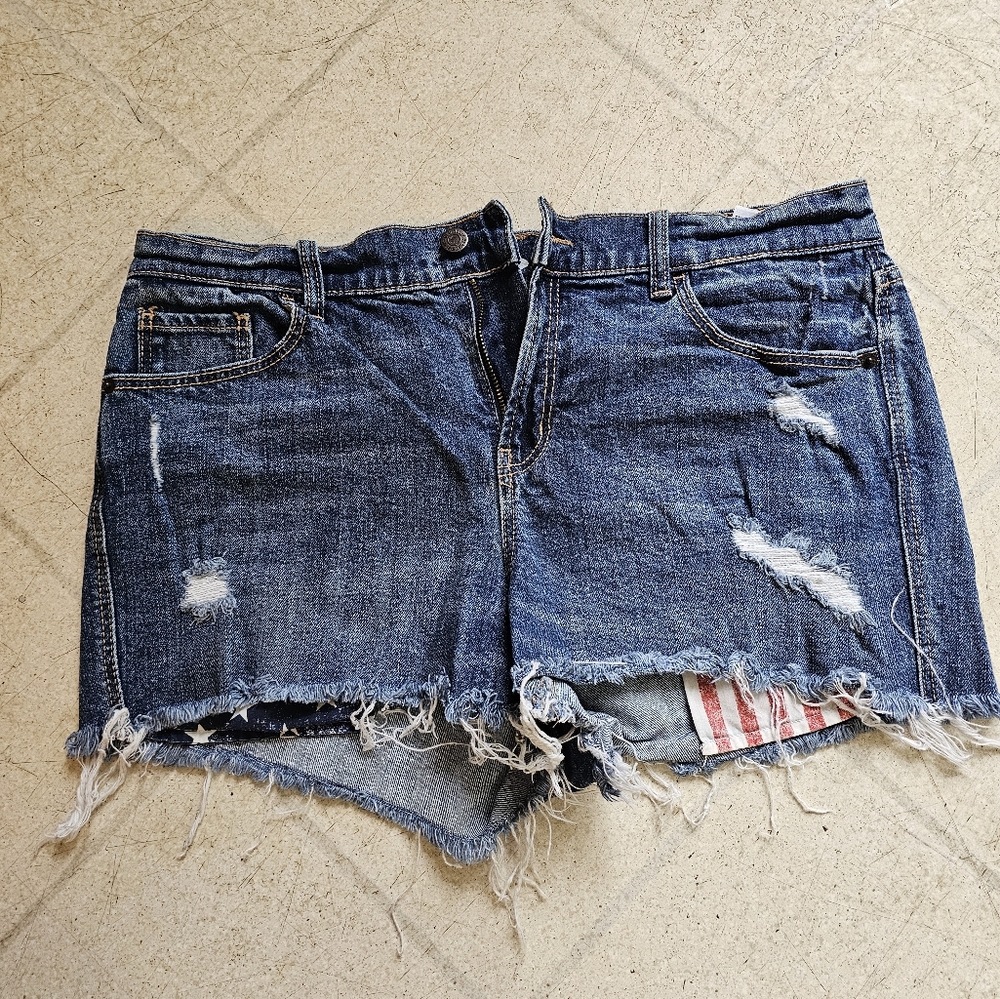 American flag shorts
